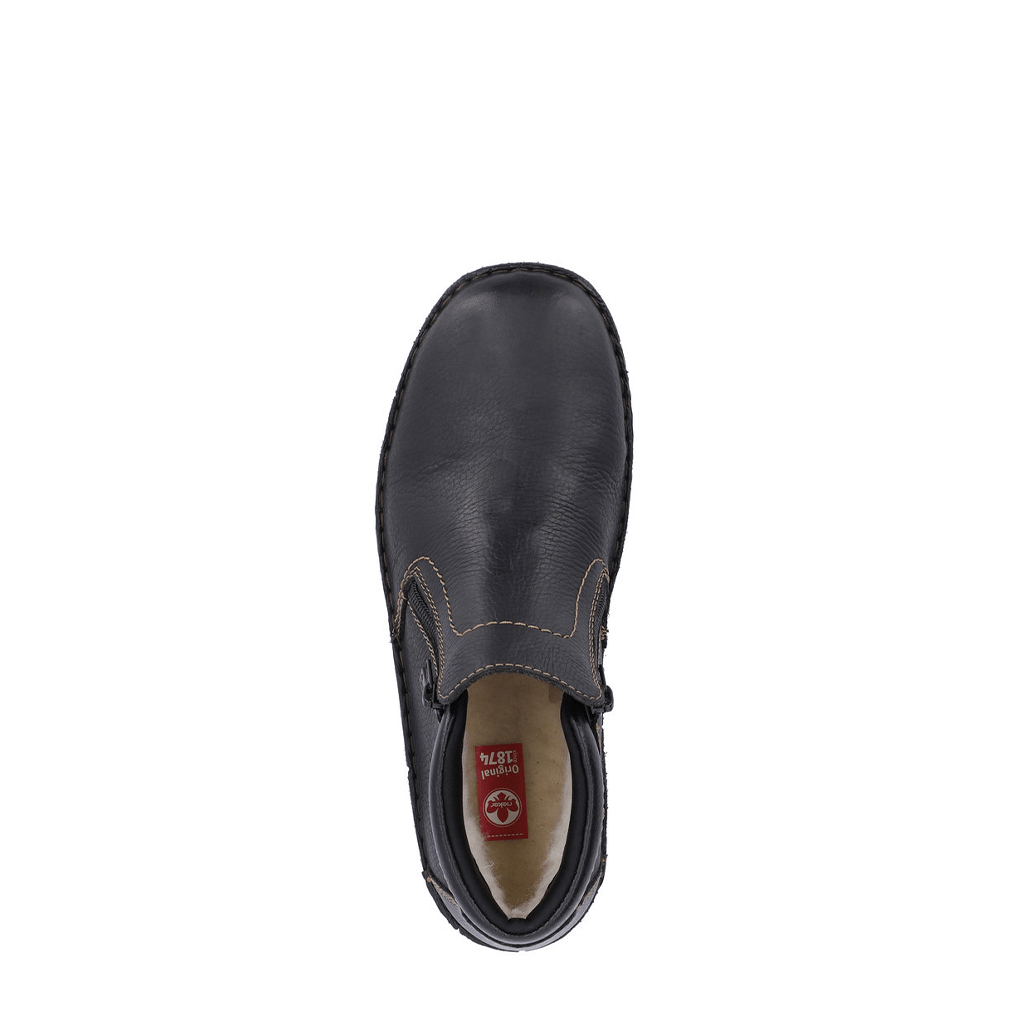 Rieker, 05173, Men's, Chelsea Boot, Black, Top view