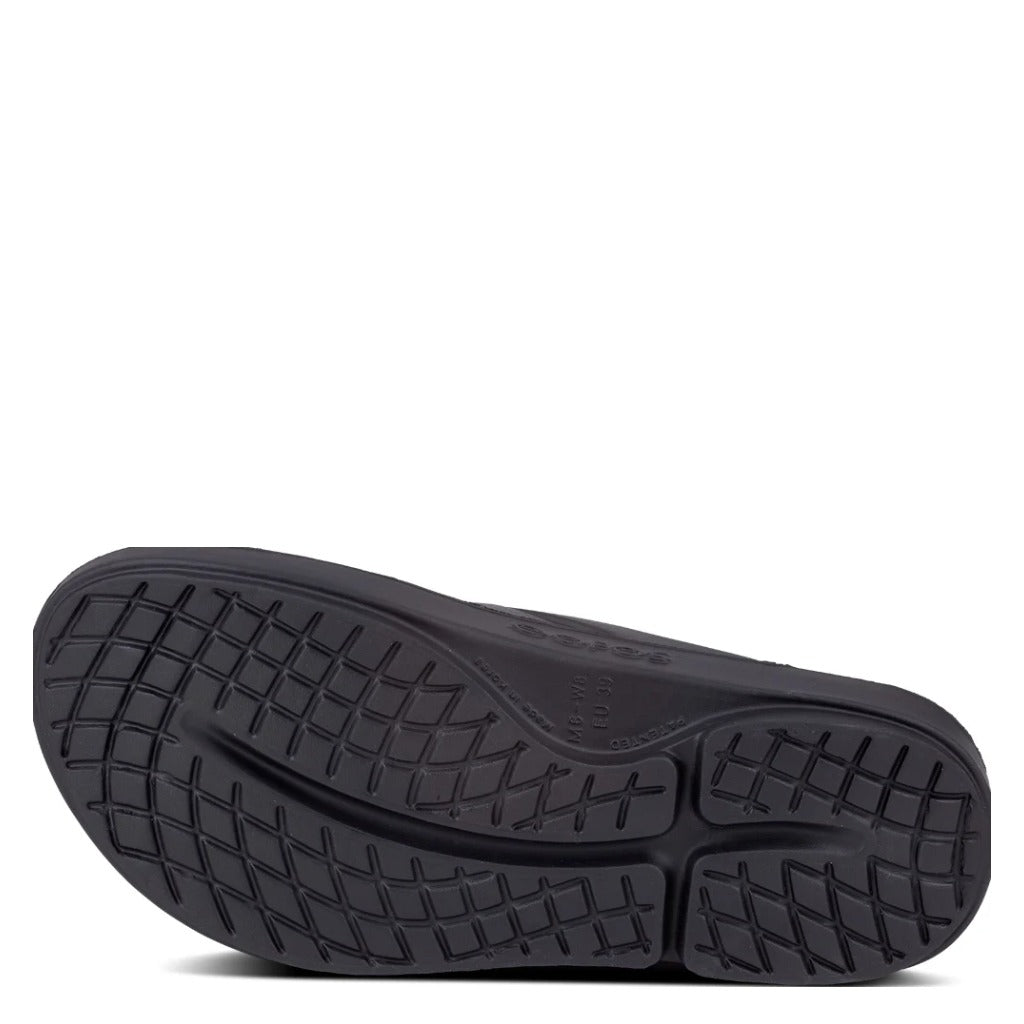 OOFOS OOriginal Thong Sandal - Black - Shoetopia Footwear