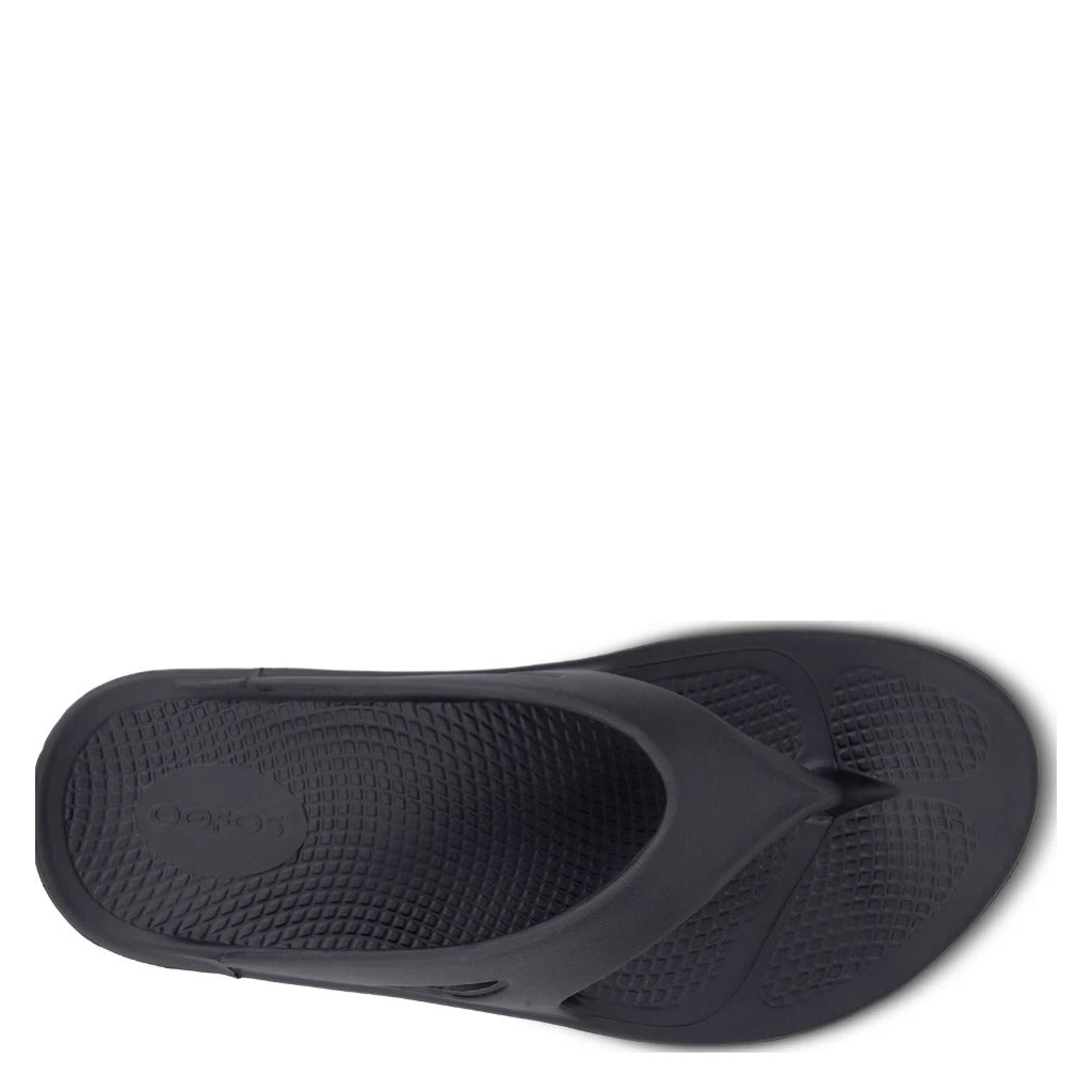 OOFOS OOriginal Thong Sandal - Black - Shoetopia Footwear