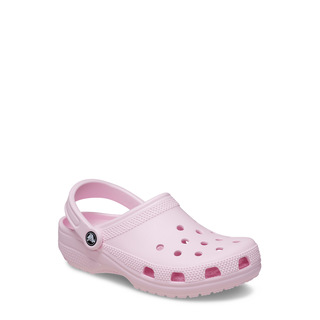 Crocs, Classic Clog, Women's, Clog, Pink Milk, Angled view