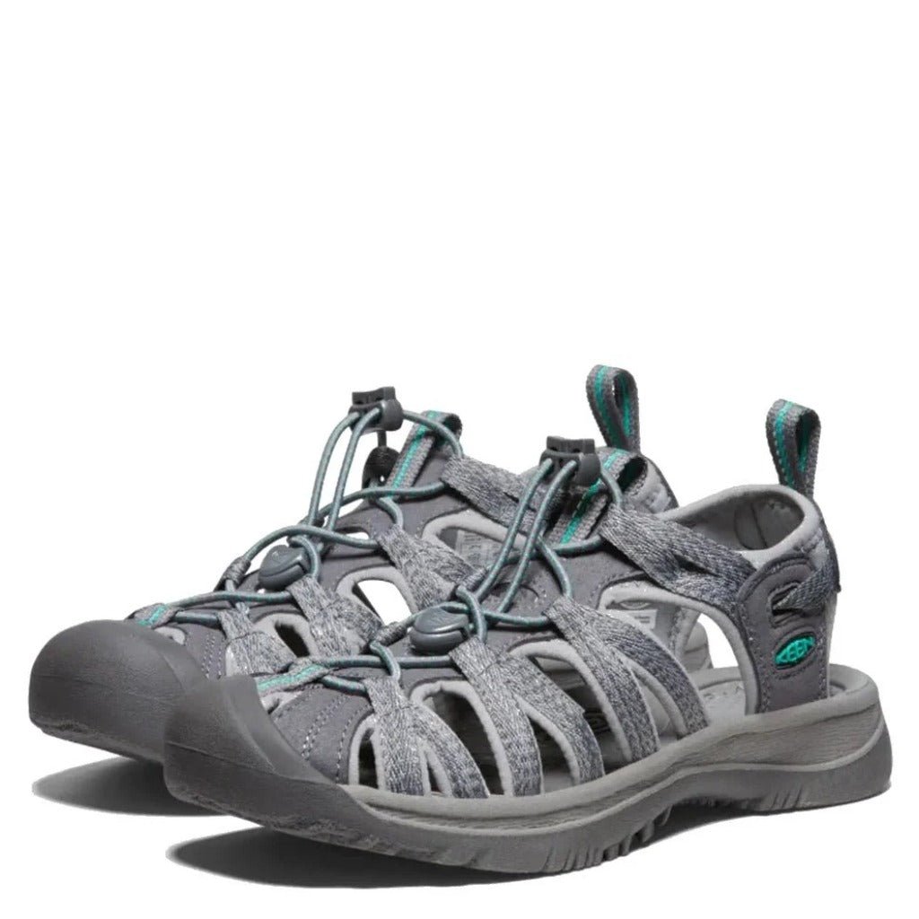 Keen Whisper - Medium Grey/Peacock Green - Shoetopia Footwear