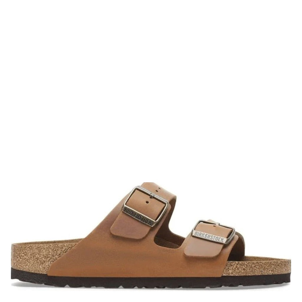 Birkenstock Arizona Oiled Leather, Cognac, Regular Fit - Shoetopia Footwear