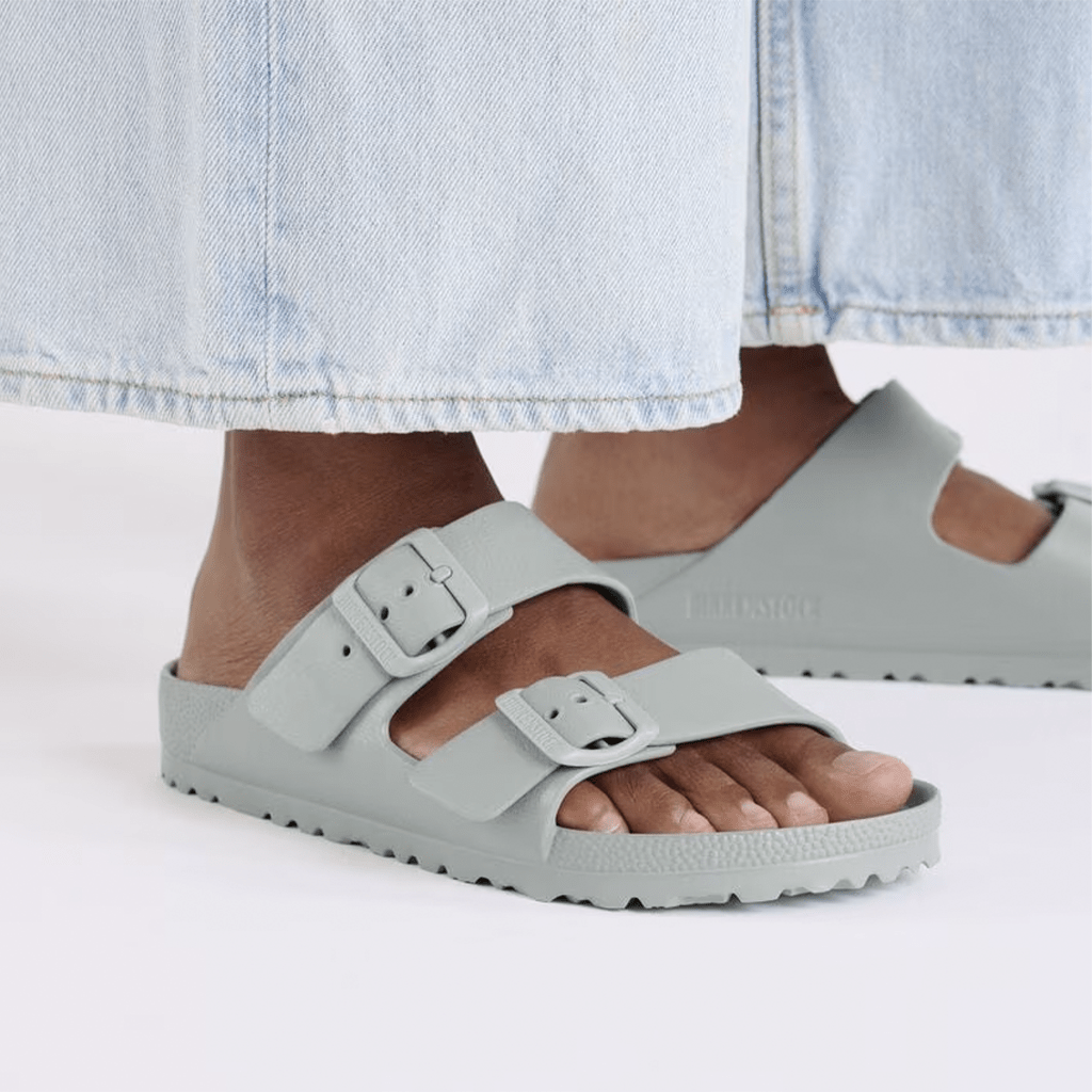 Birkenstock, Arizona EVA, Women's, Sandal, Pure Sage, Lifestyle image