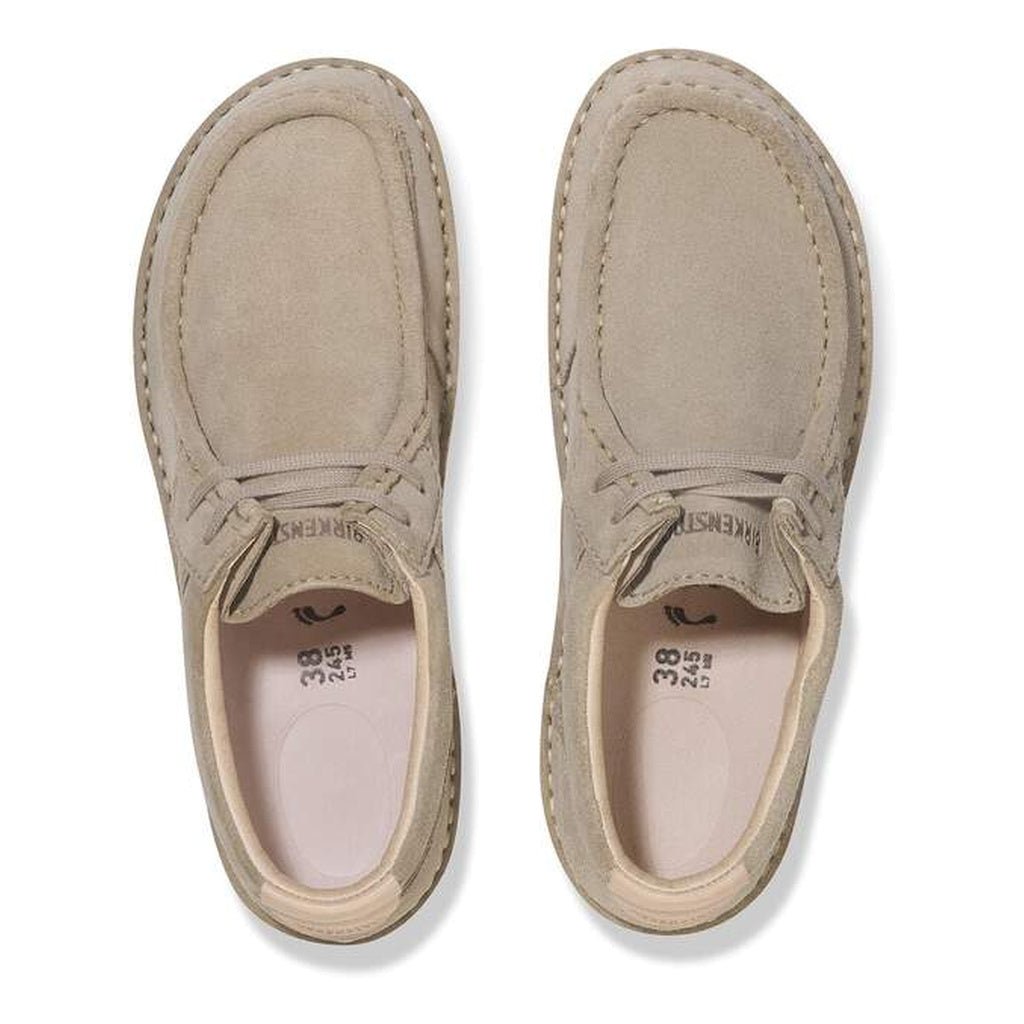 Birkenstock, Pasadena, Men's, Moccasin, Taupe, Top view