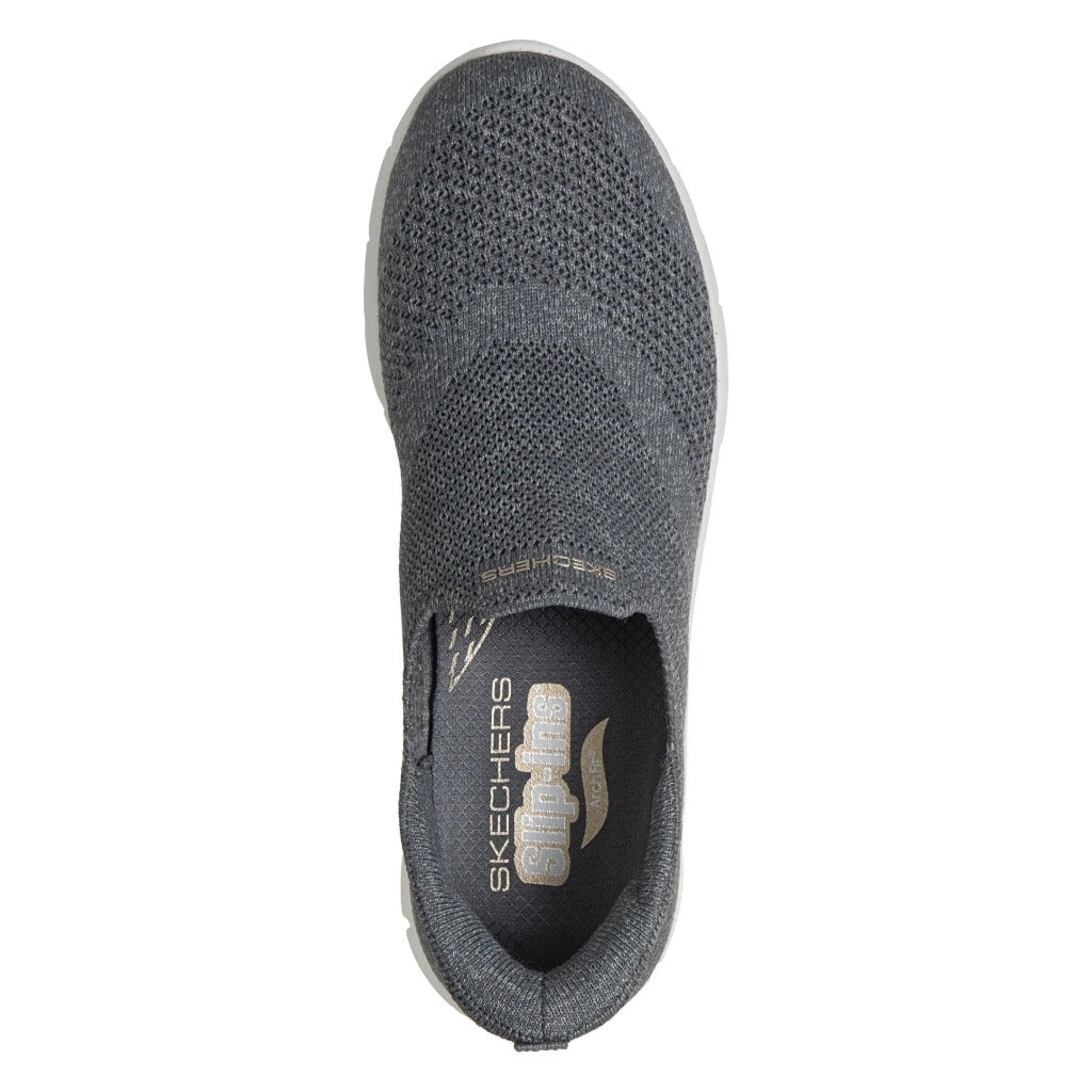 Skechers, Arch Fit Refine 2.0 True, Women's, Slip-On Sneaker, Grey, Top view