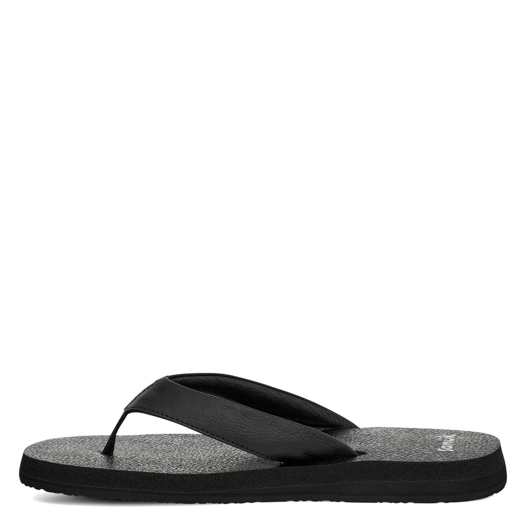 Sanuk, Yoga Mat II, Women's, Sandal, Ebony, Medial side view
