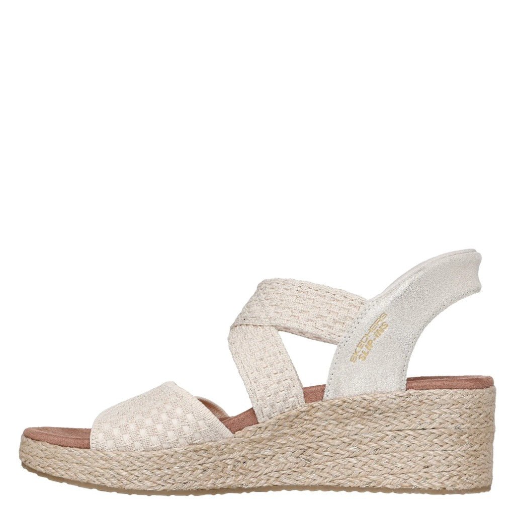 Skechers Martha Stewart Slip-Ins Beverlee Lux Off White - Shoetopia Footwear