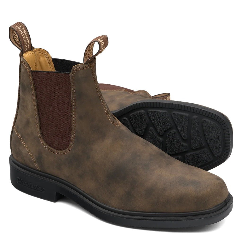 Blundstone, Chisel Toe 1306, Unisex, Chelsea Boot, Rustic Brown, Pair view