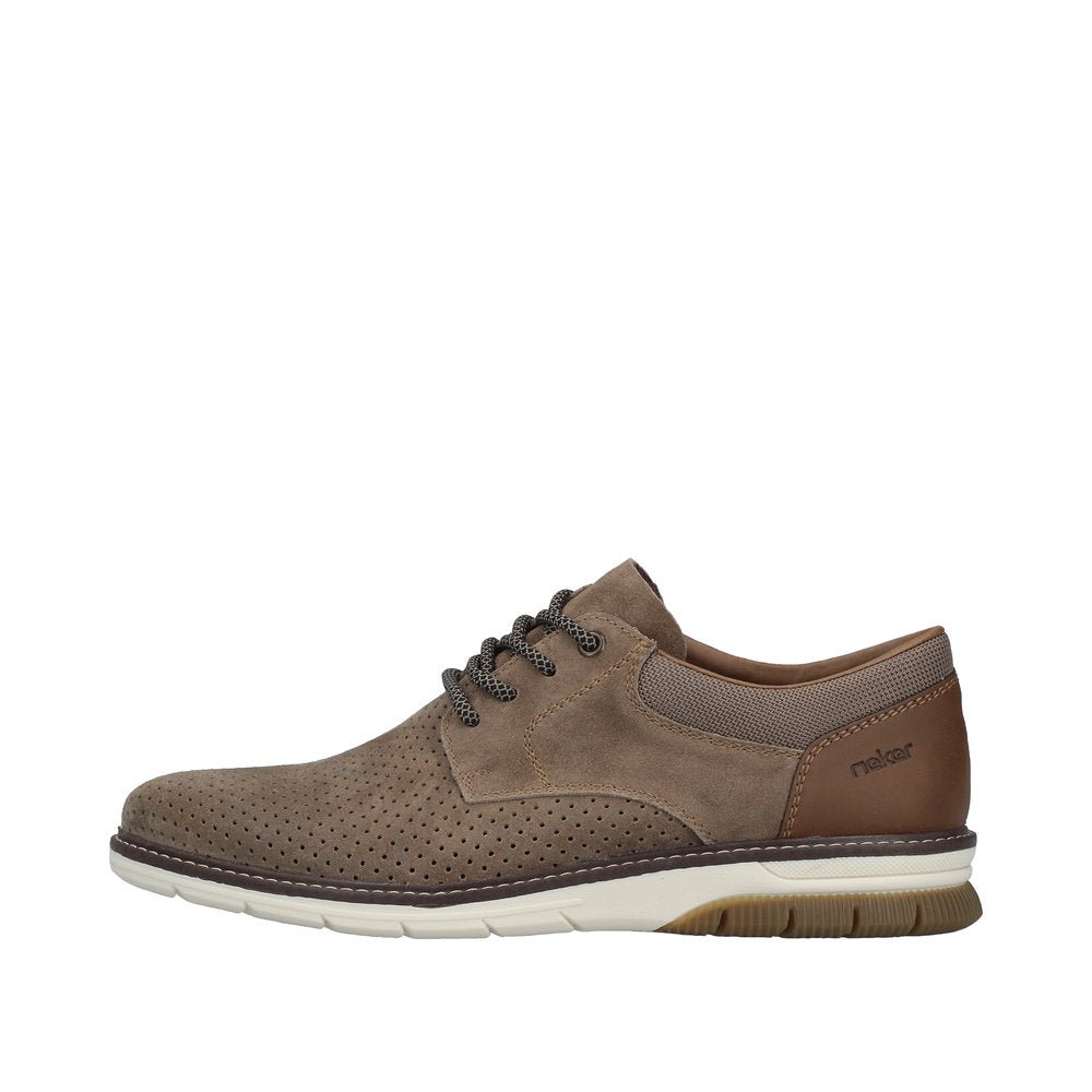 Shoetopia, Rieker, 14425, mens, casual shoe, brown, Left side view