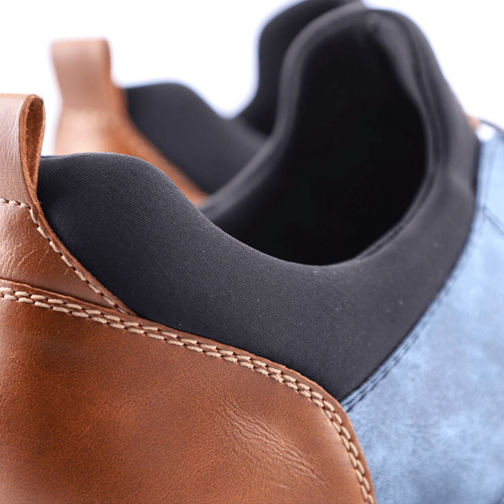 Rieker, 14450, Men's, Casual Shoe, Blue, Angled view