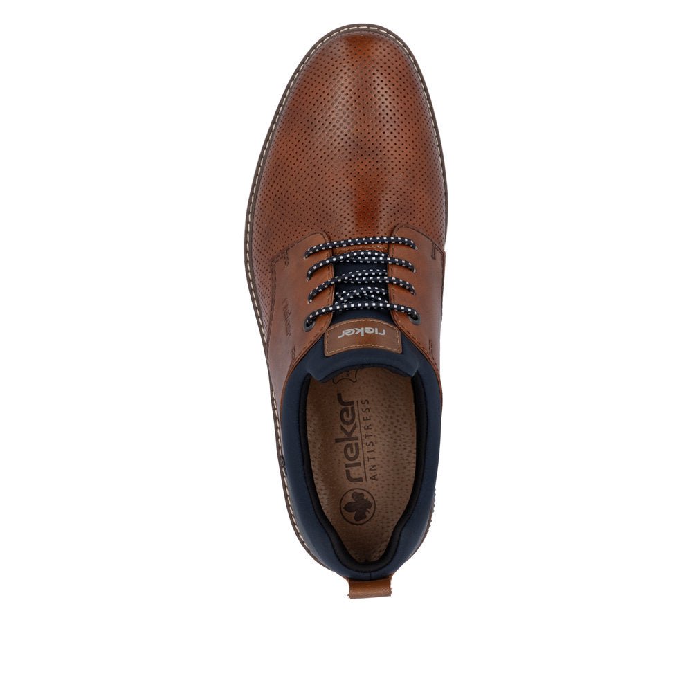 Rieker, 14450, Men's, Casual Shoe, Brown, Top view