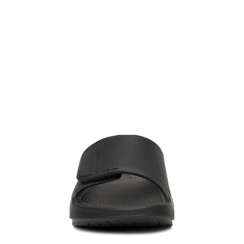 OOFOS OOahh Sport Flex Sandal - Fire Rally - Shoetopia Footwear