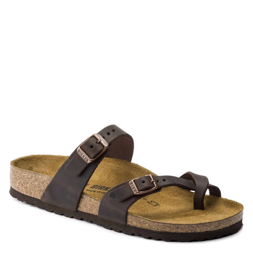 Birkenstock Mayari Oiled Leather, Habana, Regular Fit - Shoetopia Footwear