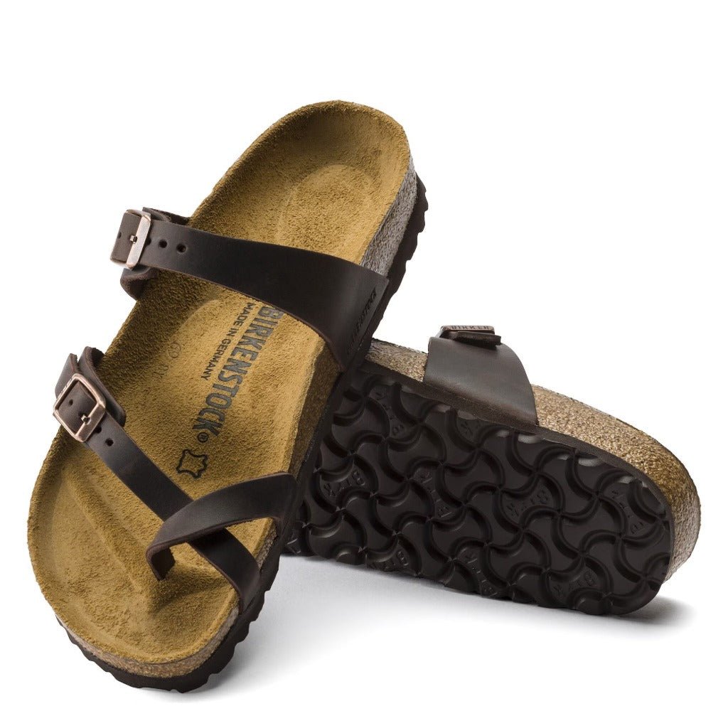 Birkenstock Mayari Oiled Leather, Habana, Regular Fit - Shoetopia Footwear