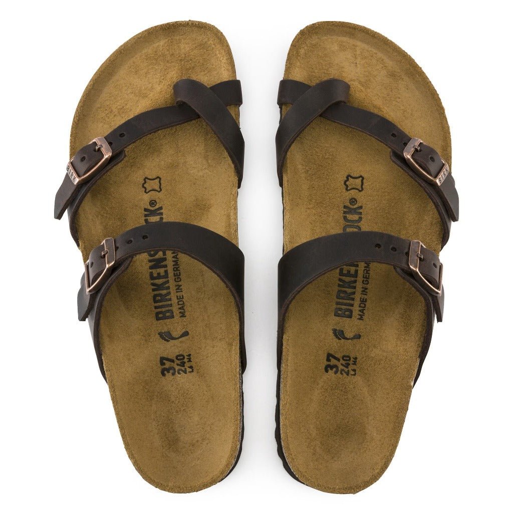 Birkenstock Mayari Oiled Leather, Habana, Regular Fit - Shoetopia Footwear