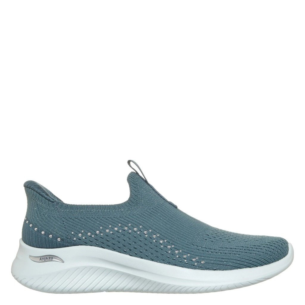 Skechers Martha Stewart Arch Fit Ultra Flex 3.0 Stellar - Teal - Shoetopia Footwear