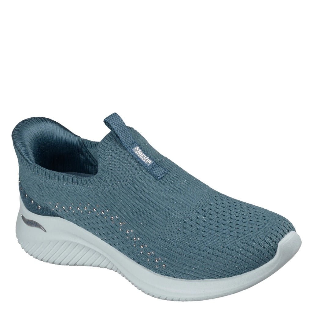 Skechers Martha Stewart Arch Fit Ultra Flex 3.0 Stellar - Teal - Shoetopia Footwear