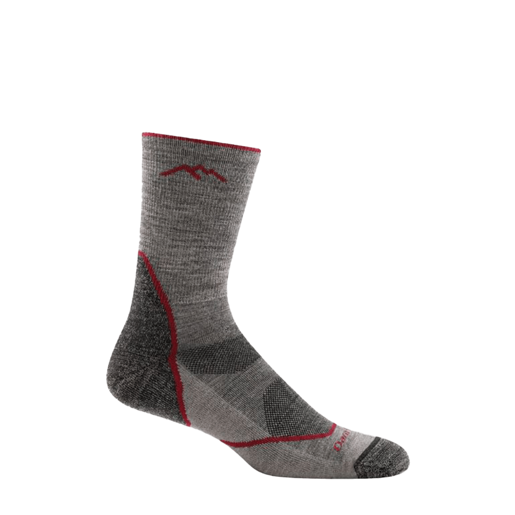 Darn Tough, Light Hiker Micro Crew, Men's, Hiking Sock, Taupe, Side view