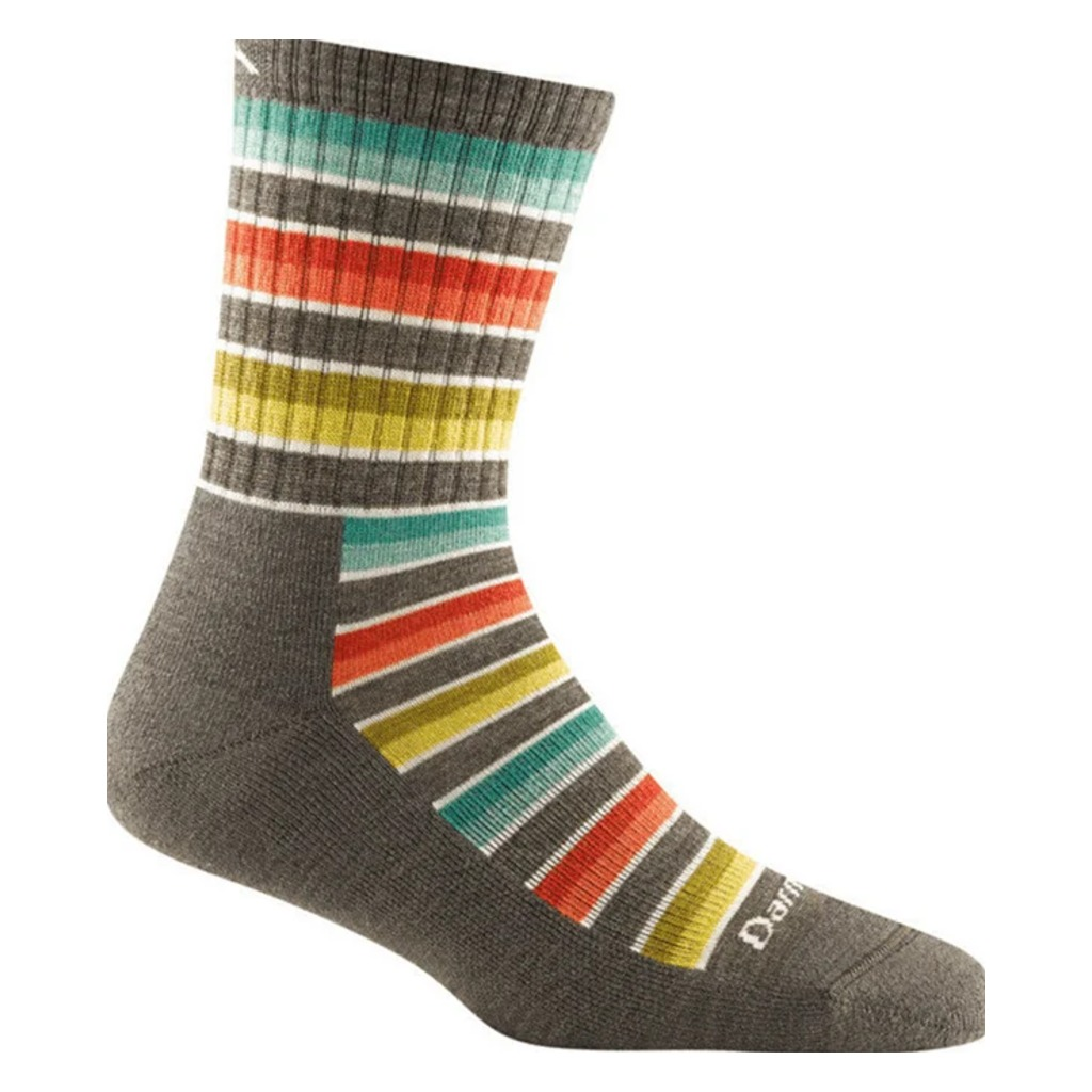 Darn Tough Women's Decade Stripe Micro Crew Midweight Hiking Sock - Shoetopia Footwear