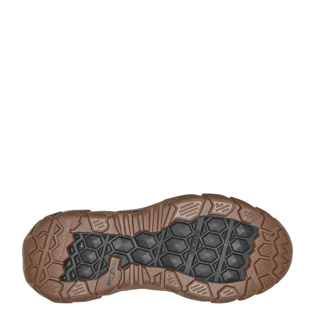 Skechers Slip-Ins Santoro Archaic Dark Taupe, Relaxed Fit - Shoetopia Footwear