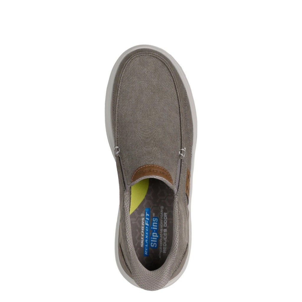 Skechers Slip-Ins Relaxed Fit Altman - Murdock Taupe - Shoetopia Footwear
