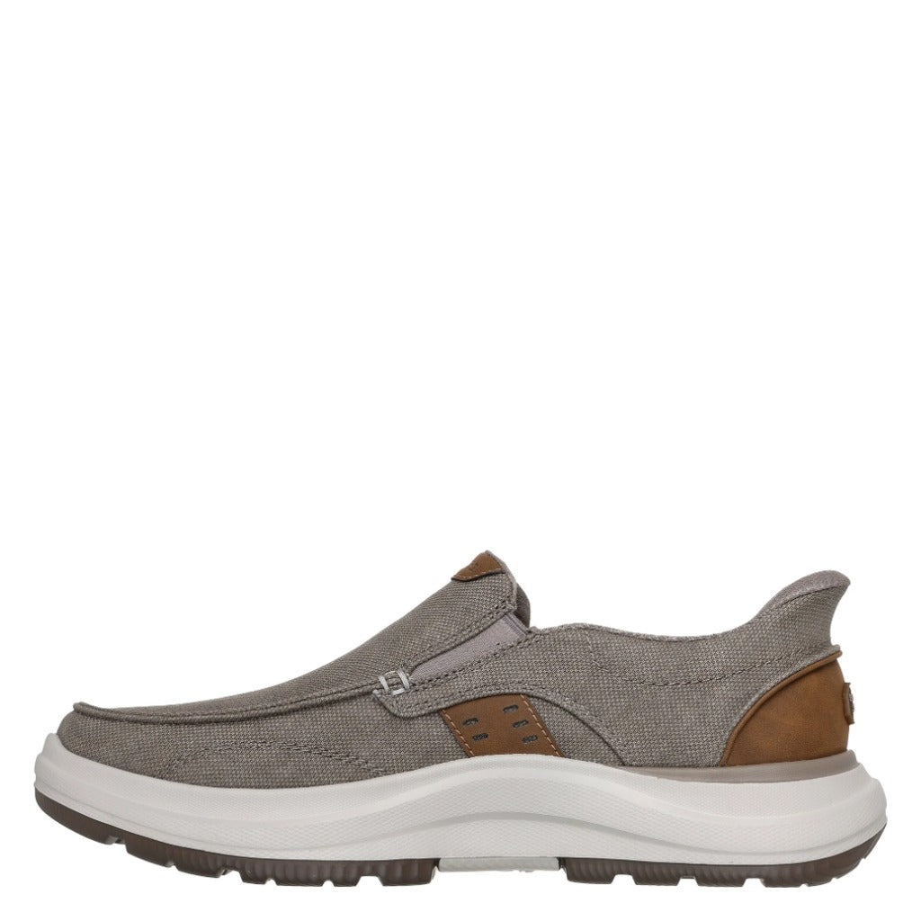 Skechers Slip-Ins Relaxed Fit Altman - Murdock Taupe - Shoetopia Footwear