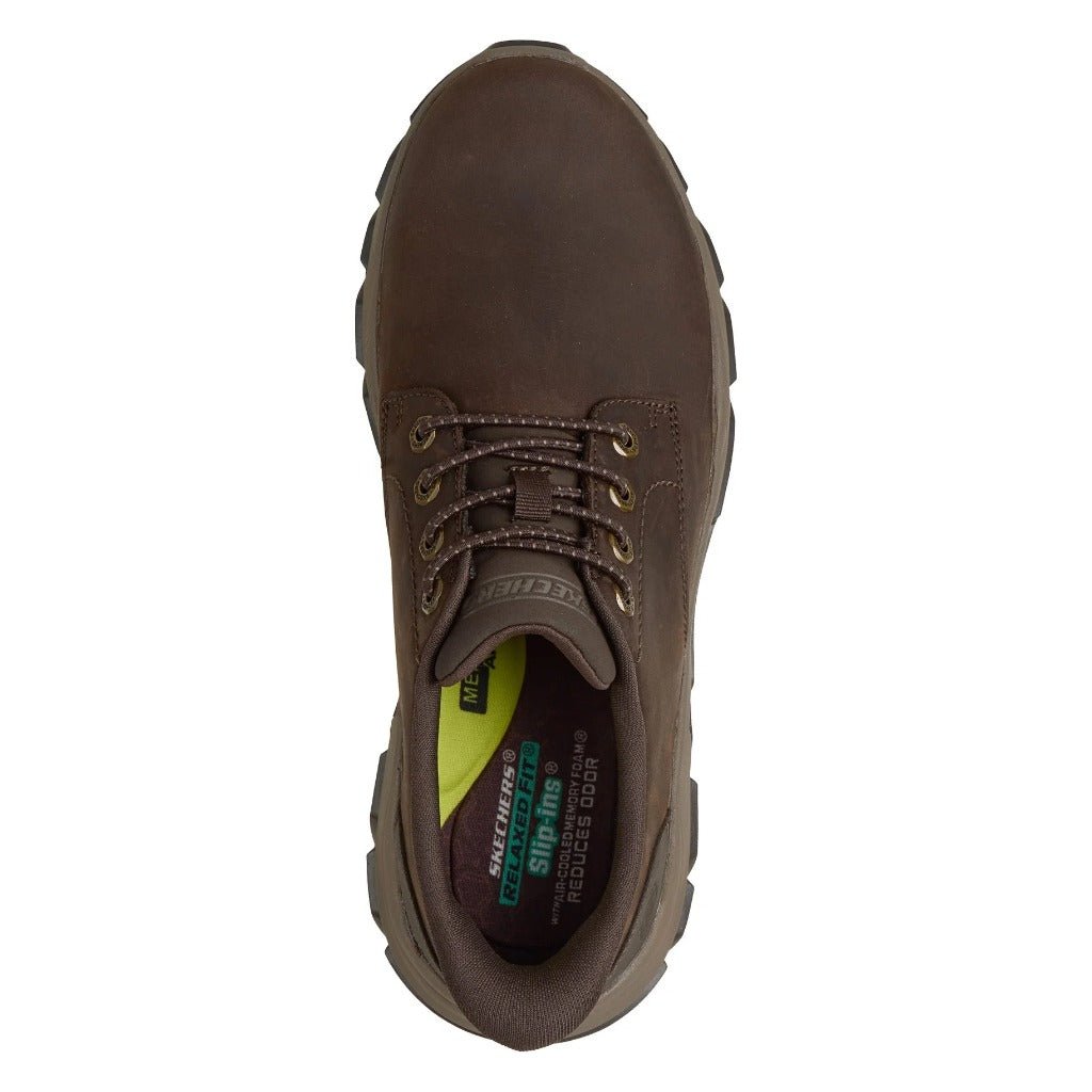 Skechers Slip-Ins Santoro Reeve Brown, Relaxed Fit - Shoetopia Footwear