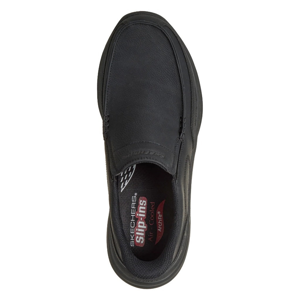 Skechers, Slip-Ins Arch Fit Superior Mantis, Men's, Casual Shoe, Black, Top view