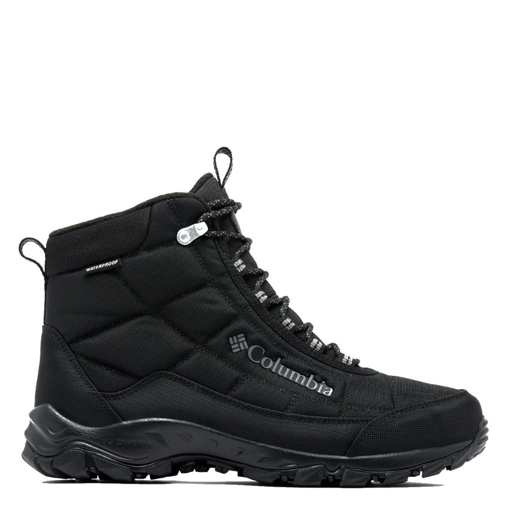 Columbia, Firecamp, Men's, Winter Boot, Black, Side view