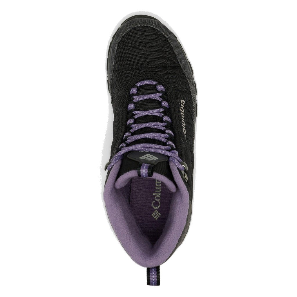 Columbia Firecamp Black Purple, Wide Fit - Shoetopia Footwear