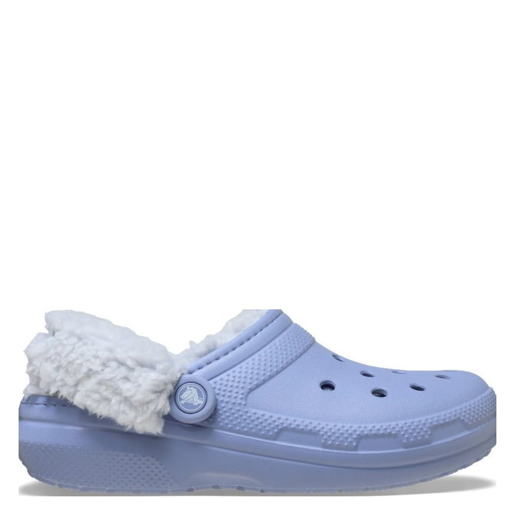 Crocs Classic Fleeced Lined Clog - Blue Haze - Shoetopia Footwear
