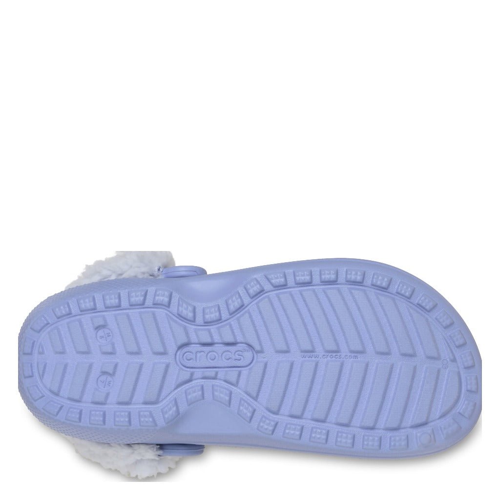 Crocs Classic Fleeced Lined Clog - Blue Haze - Shoetopia Footwear