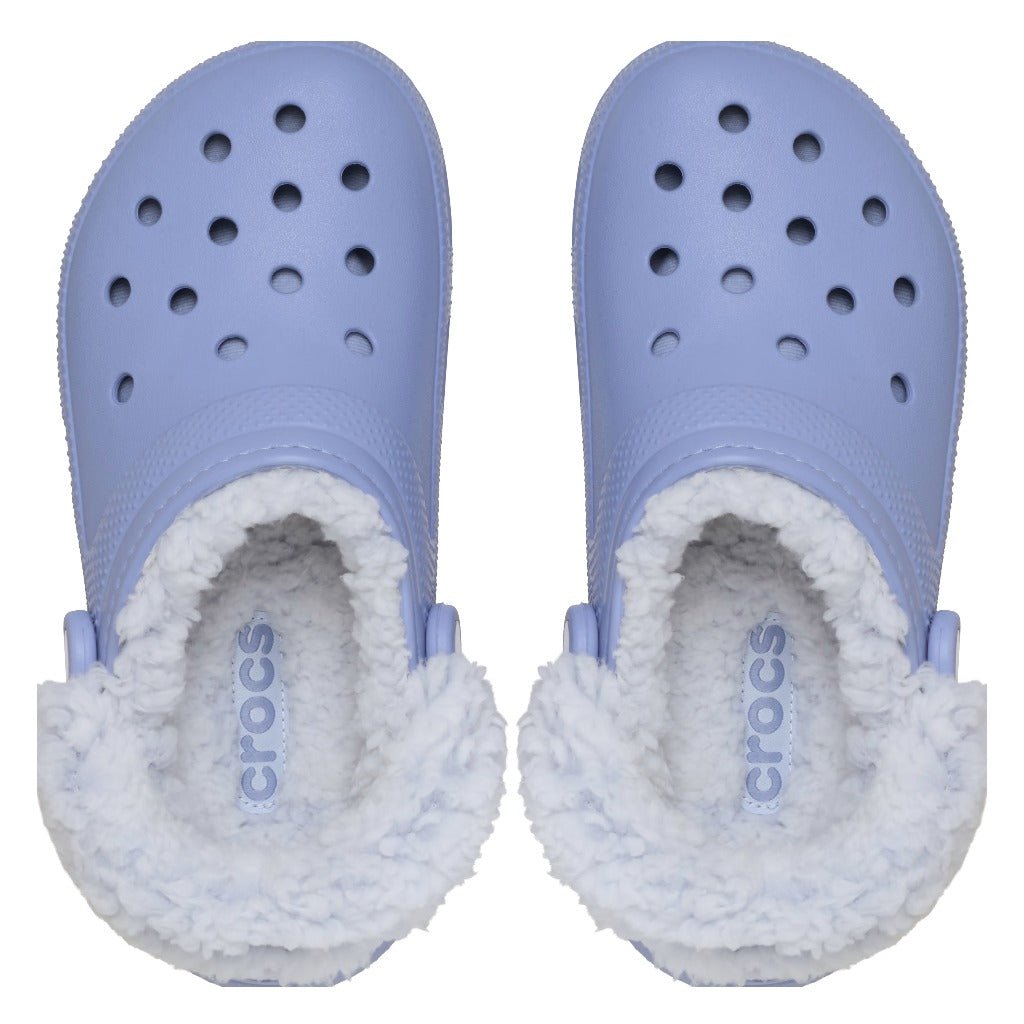Crocs Classic Fleeced Lined Clog - Blue Haze - Shoetopia Footwear