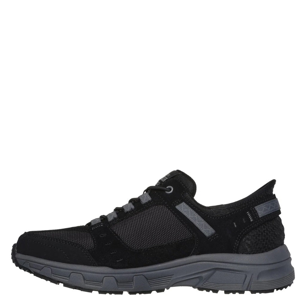 Skechers Slip-Ins Oak Canyon Black, Relaxed Fit - Shoetopia Footwear