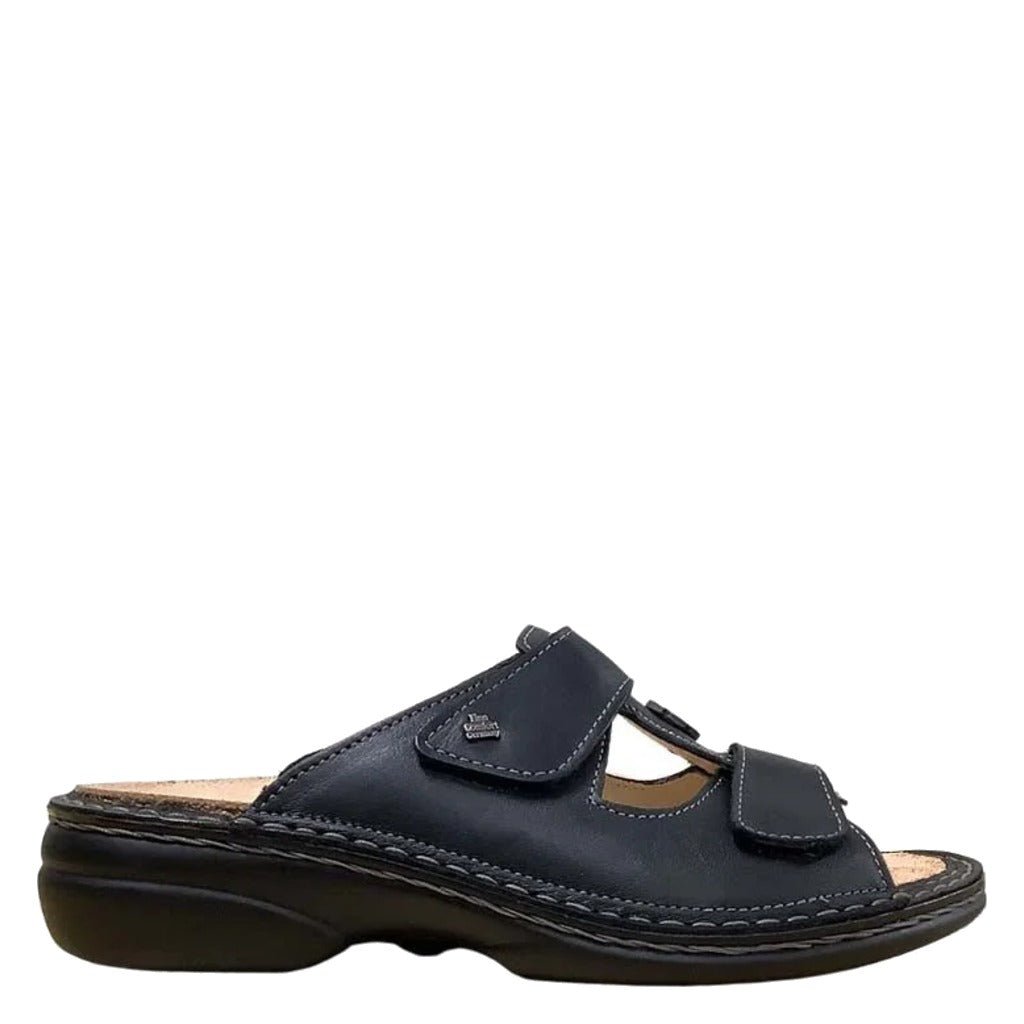 Finn Comfort, Pattaya, Women's, Sandal, Black, Angled view