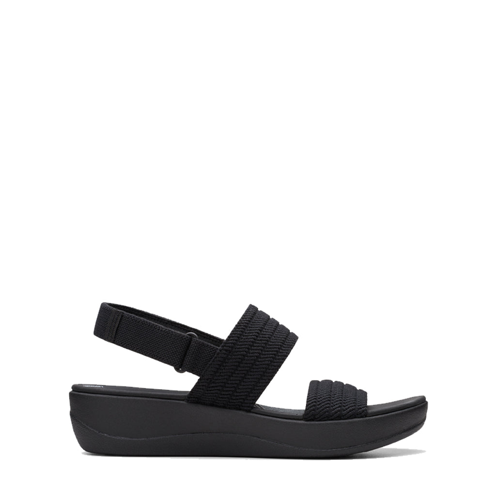 Clarks, Arla Stroll, Women's, Sandal, Black, Angled view