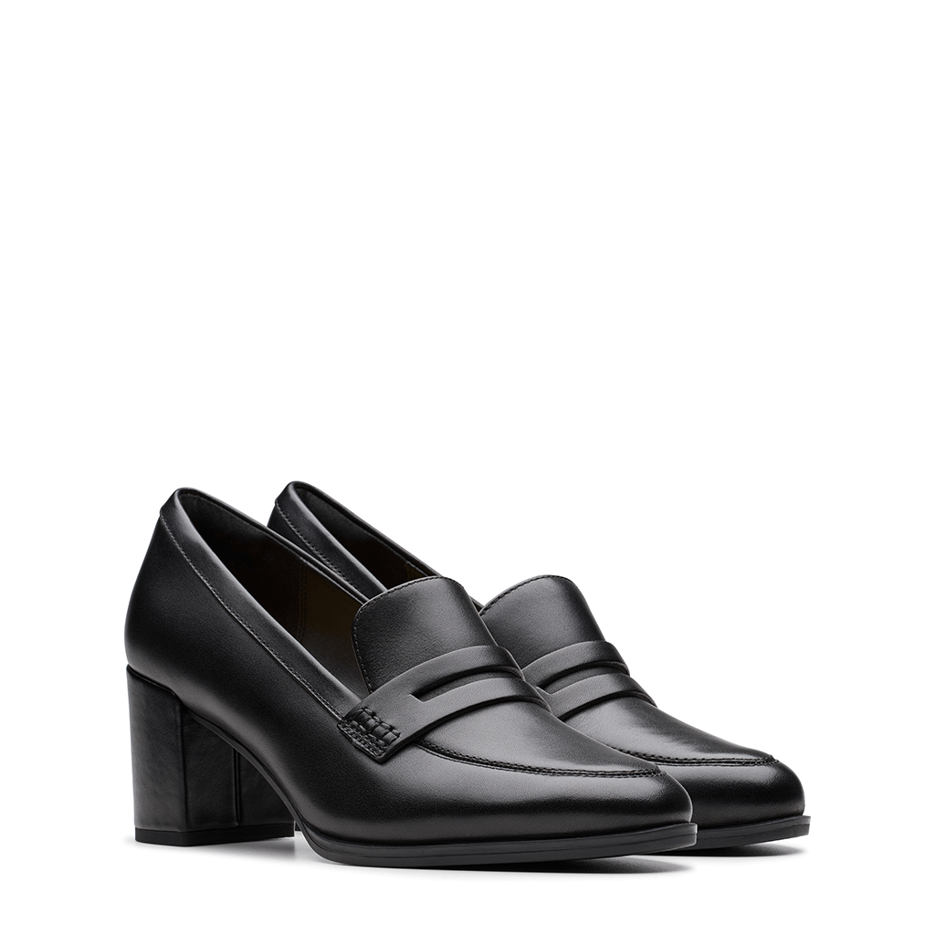Clarks, Freva 55 Edge, Women's, Heel, Black, Pair view