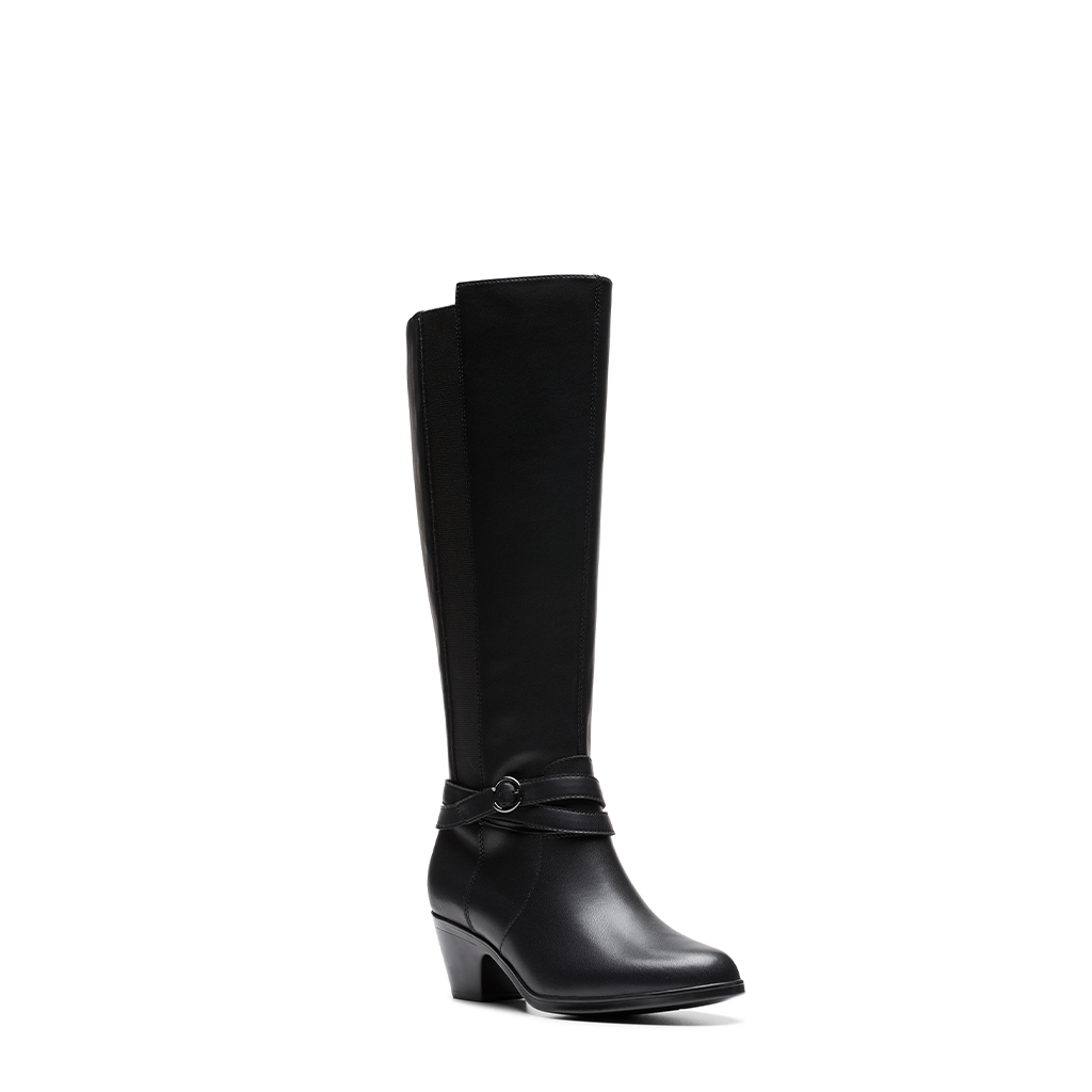 Clarks, Emily 2 Dream, Women's, Boot, Black, Angled view