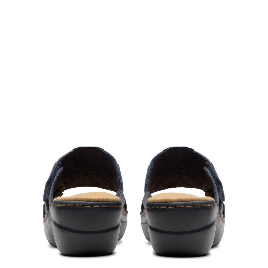 Clarks Merliah 2 Belle - Blue Floral - Shoetopia Footwear