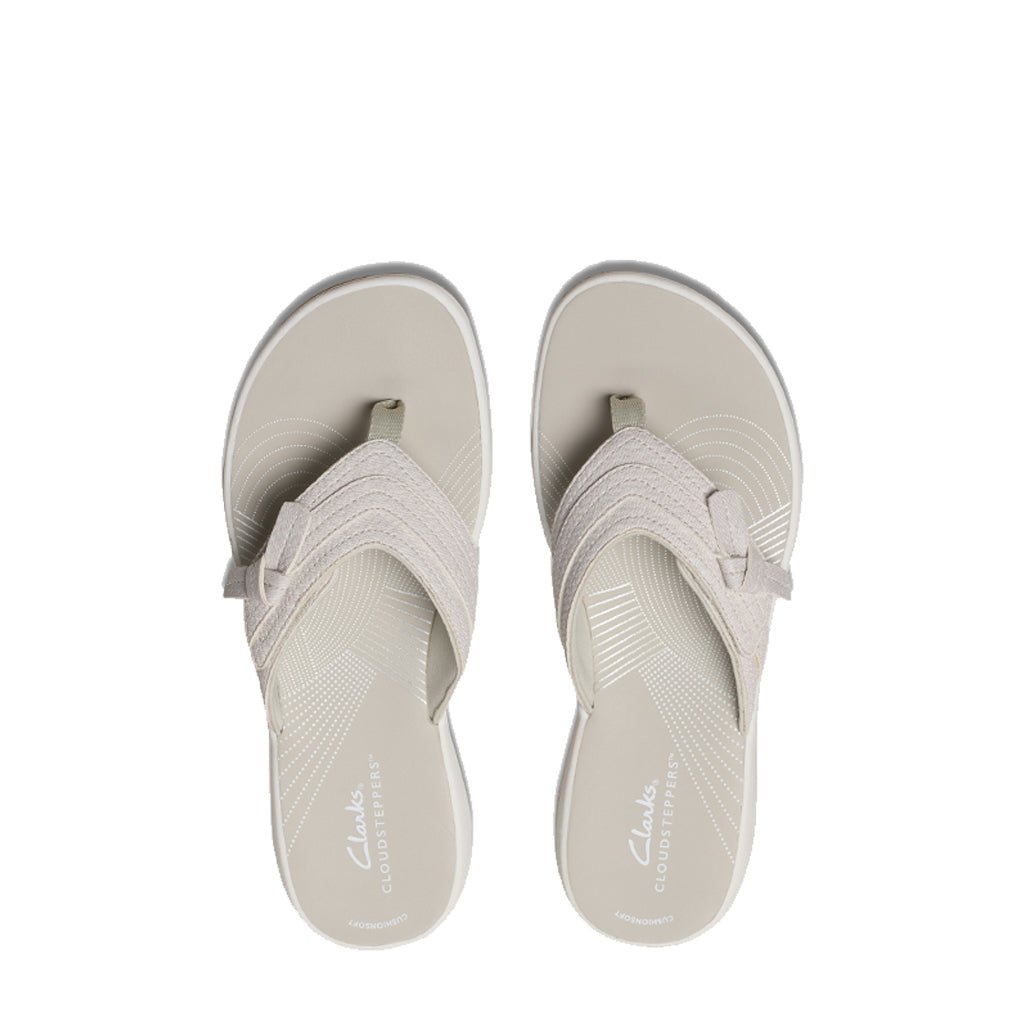 Clarks, Dalia, Women's, Sandal, Off White, Medial side view