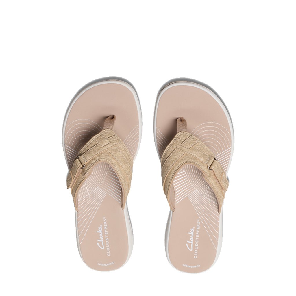 Clarks, Breeze Sea, Women's, Sandal, Sand, Medial side view