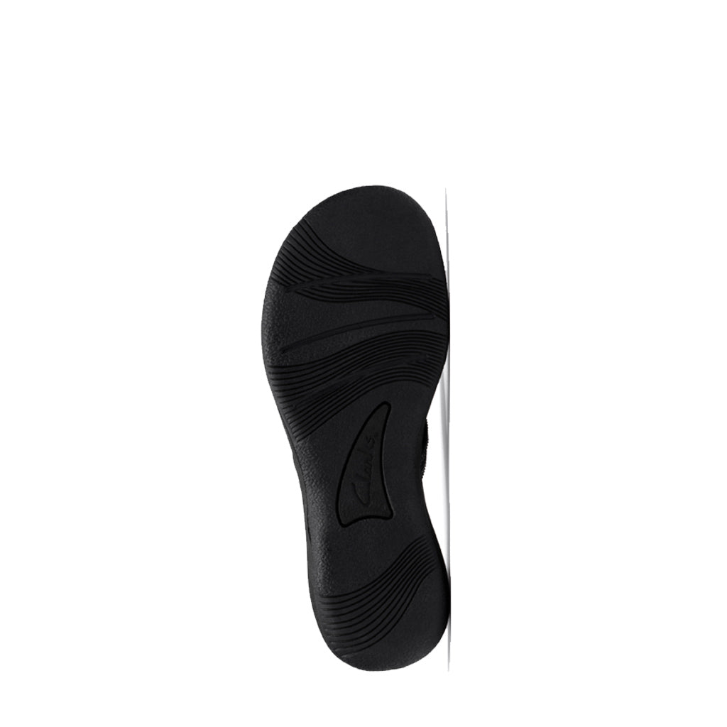 Clarks, Breeze Gem, Women's, Sandal, Black, Outsole view