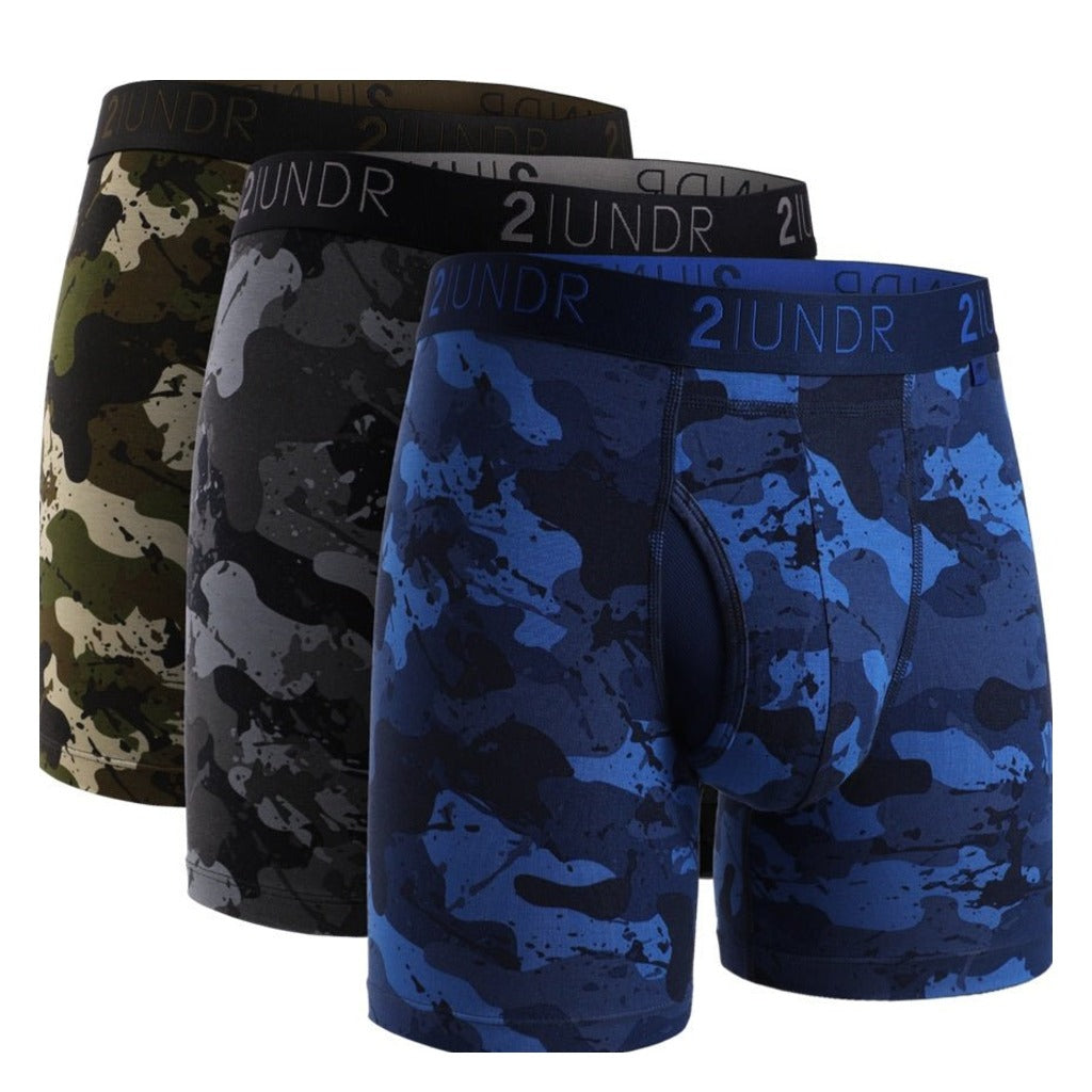 2UNDR Swing Shift 6" Boxer Brief 3 - Pack - Shoetopia Footwear