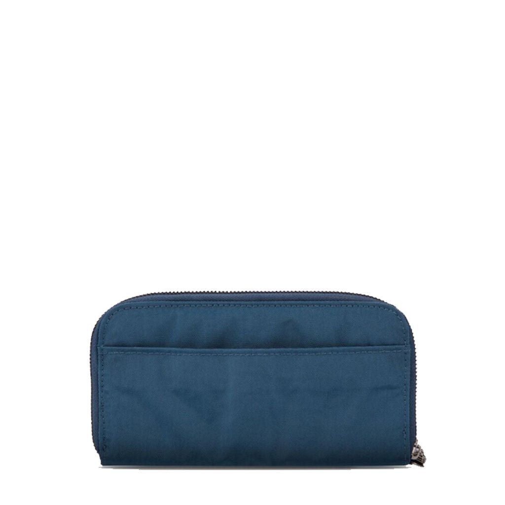 Travelon, RFID Blocking Double Zip Wallet, Women's, Wallet, Ocean, Angled view