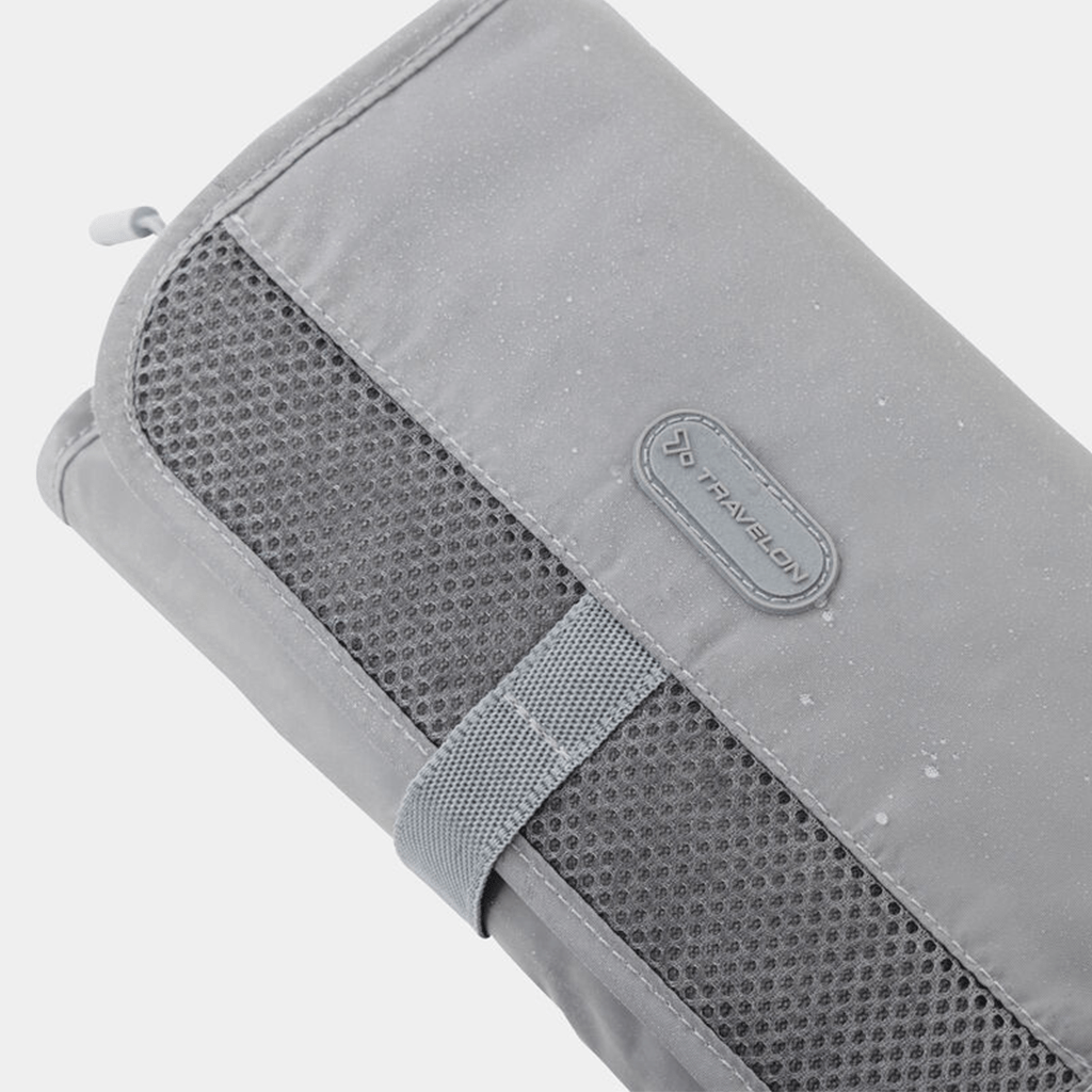 Travelon, Pi Shine On Toiletry Case, Women's, Toiletry Bag, Graphite, Side view