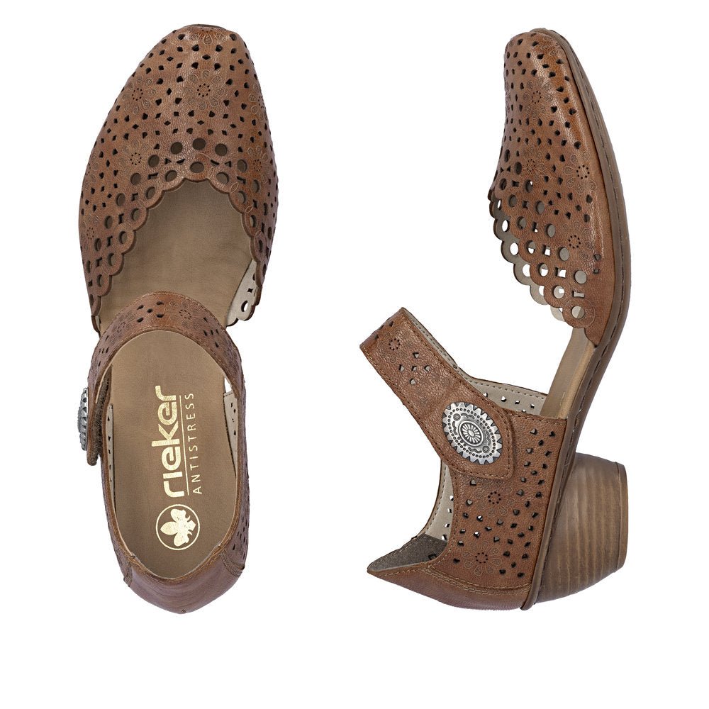 Rieker, 43753, Women's, Sandal, Brown, Pair view