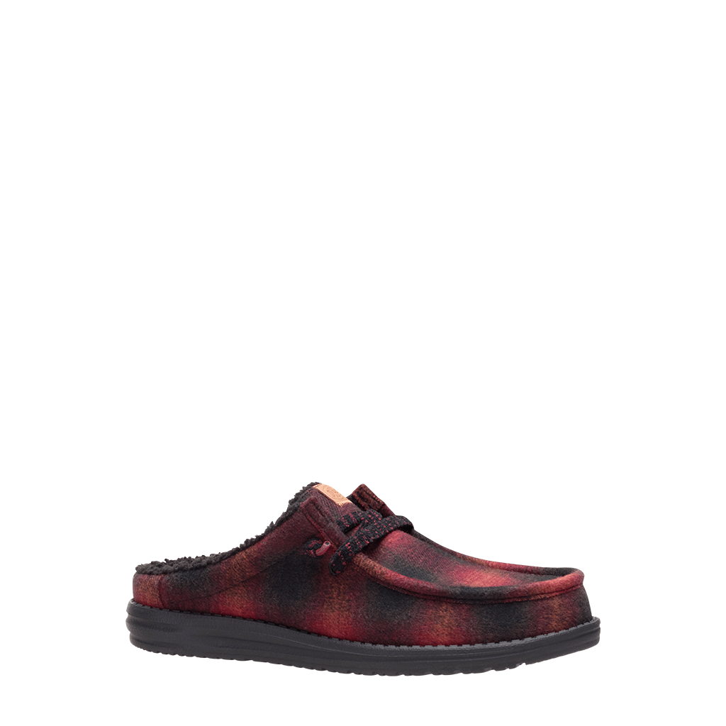 Hey Dude Wally Slip Cozy Plaid