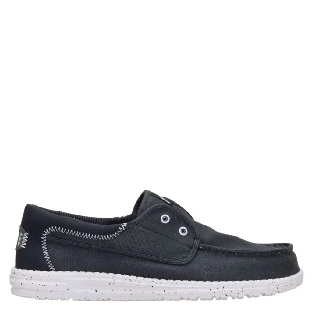 Hey Dude Wally Cru Stretch Canvas - Shoetopia Footwear