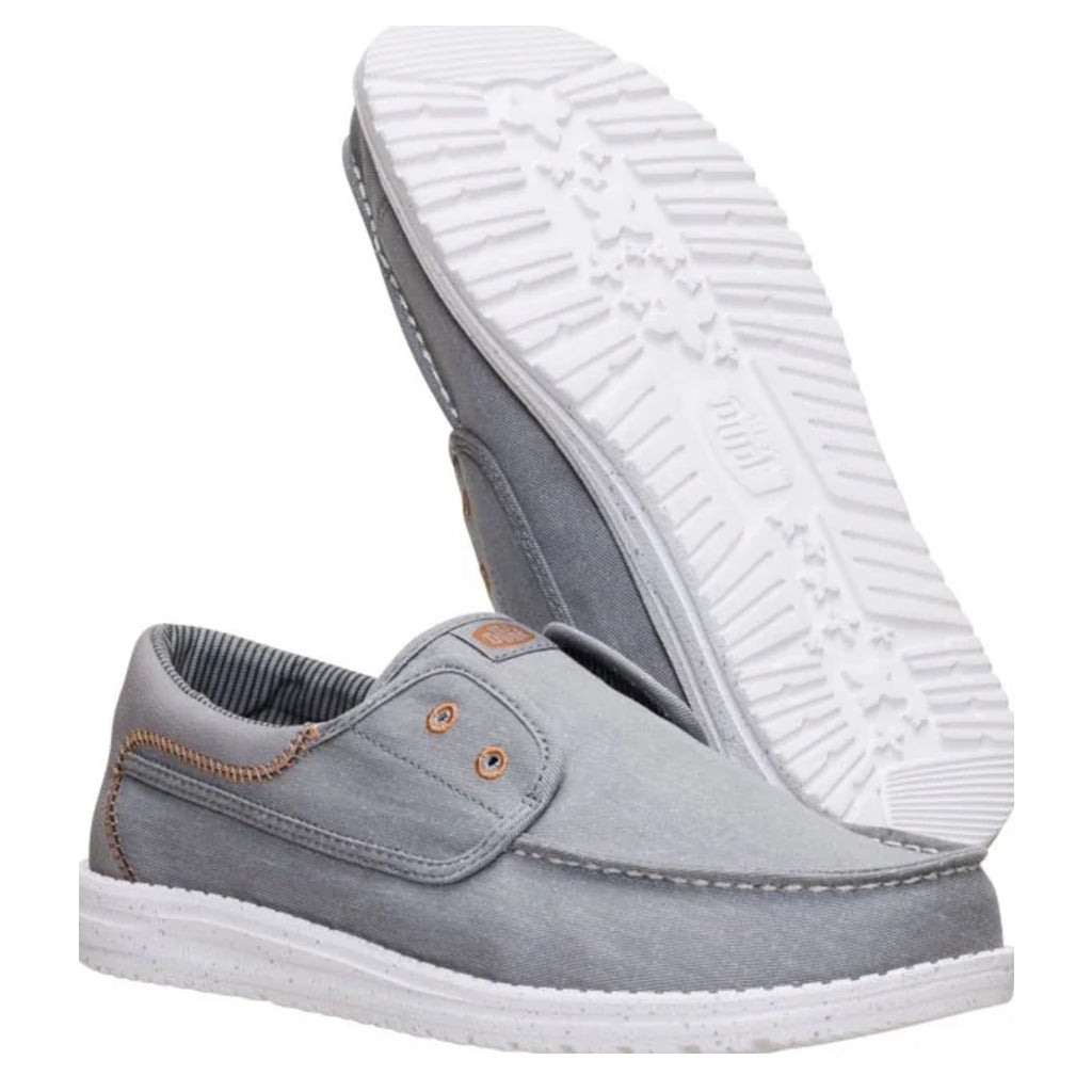 Hey Dude Wally Cru Stretch Canvas - Shoetopia Footwear