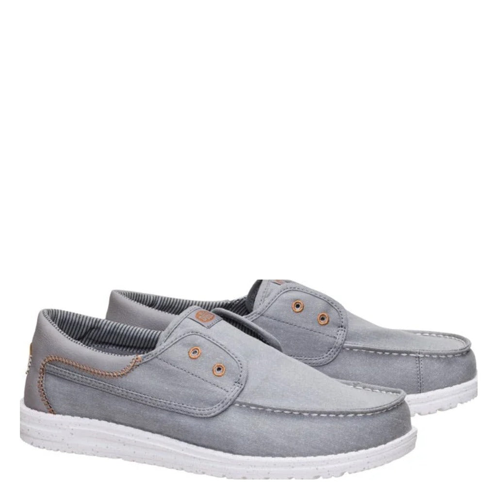 Hey Dude Wally Cru Stretch Canvas - Shoetopia Footwear
